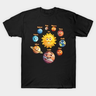 Planetary Adventure- Planets of the Solar System T-Shirt